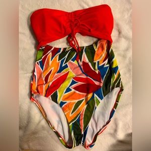 MONOKINI- High waisted bottom